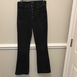 Lucky Brand Women's Black Flare Jeans  8/29.
